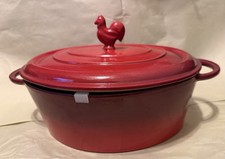 Staub #27 Red Cast Iron Dutch