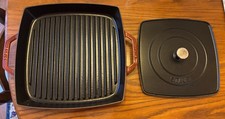 Staub Red Double Handle Grill